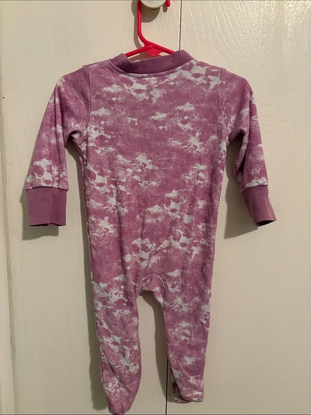 Under Armour Kids Purple Tie-Dye Footed One-Piece